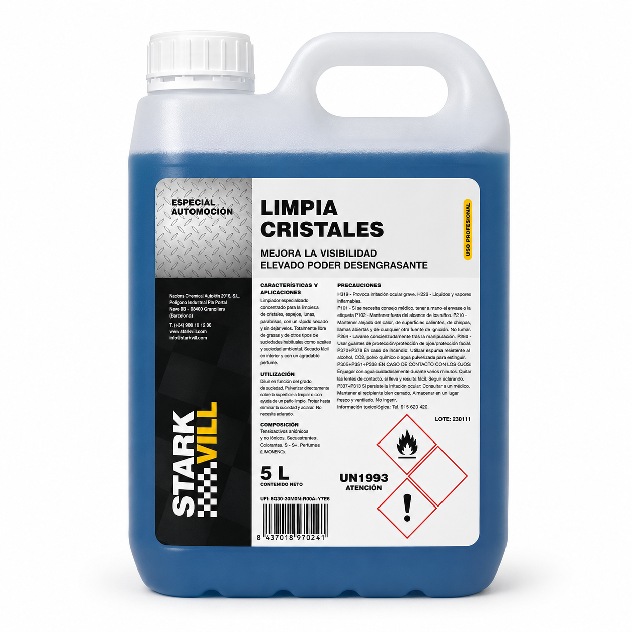 Limpia cristales 5 l.