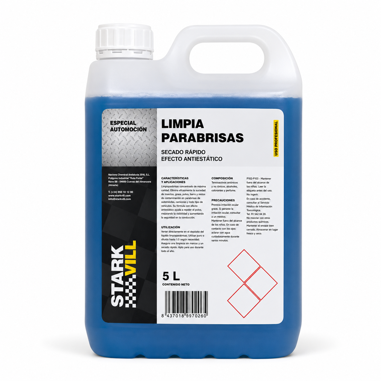 Limpia parabrisas 5 l.