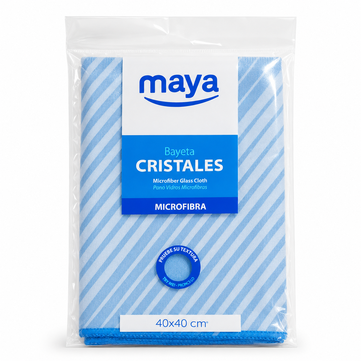 Bayeta de microfibra para cristales 40X40cm
