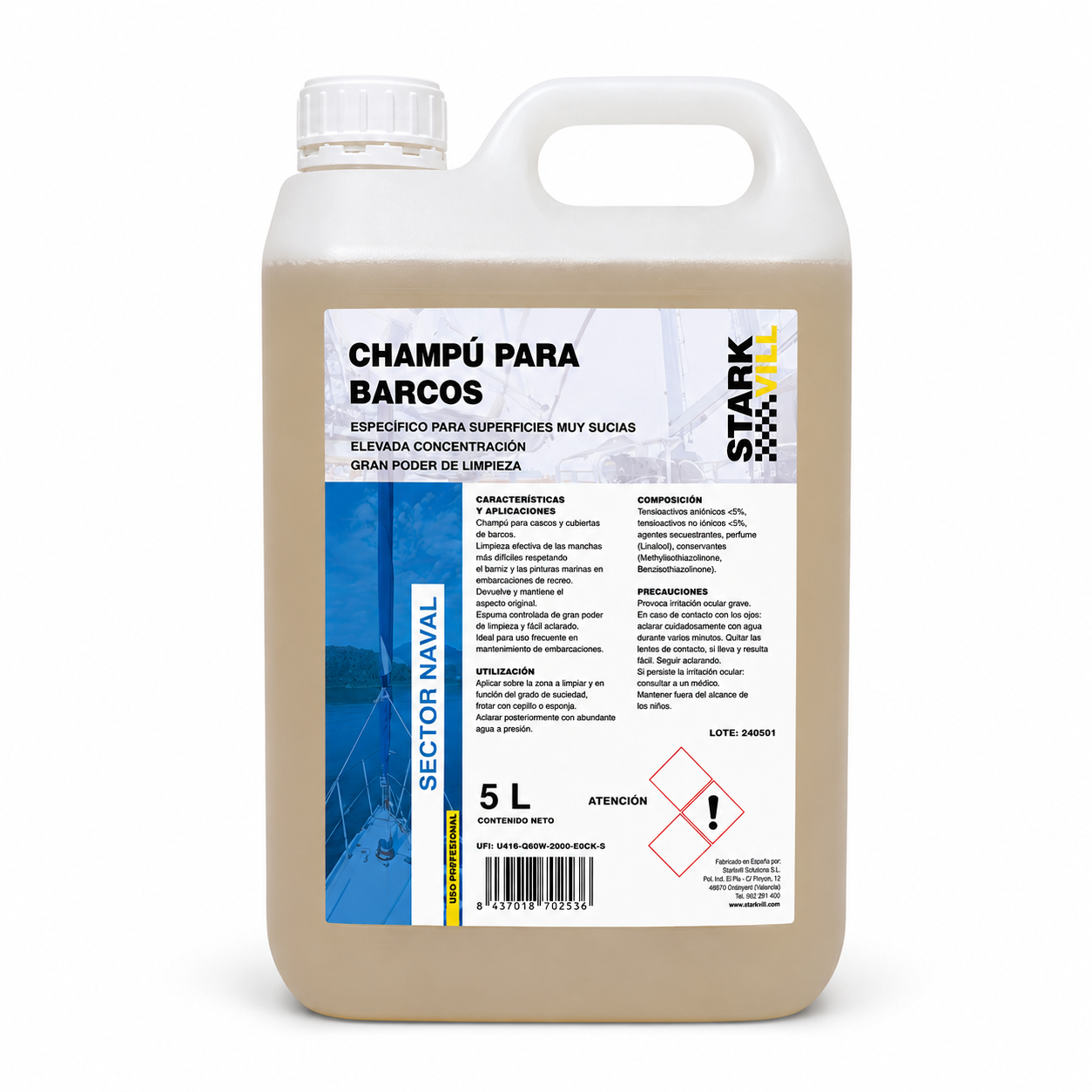 Champú para barcos 5 l.