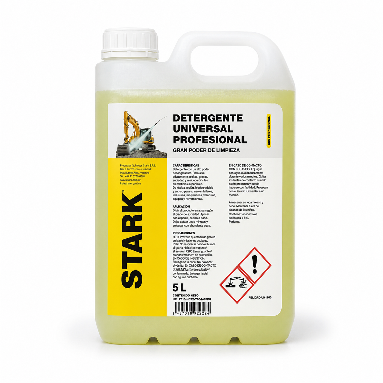 Detergente universal 5 l.
