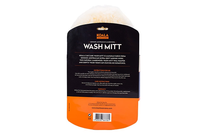 Guante de lavado KOALA – Lana merino australiana ultra suave