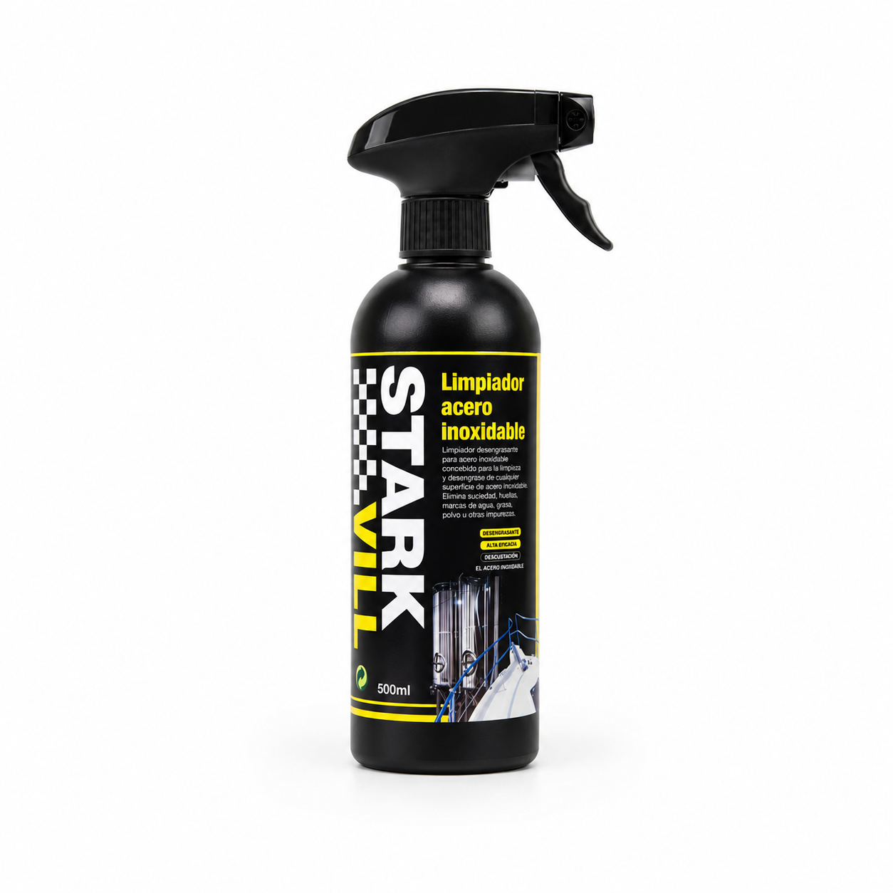 Limpiador acero inox 500 ml.