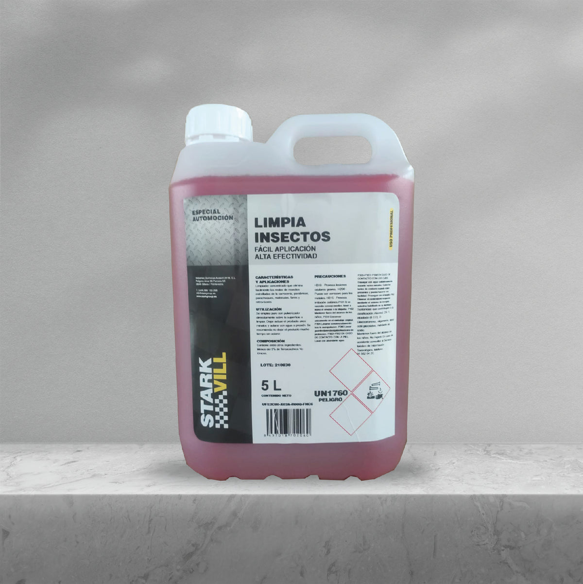 Limpia insectos 5 l.
