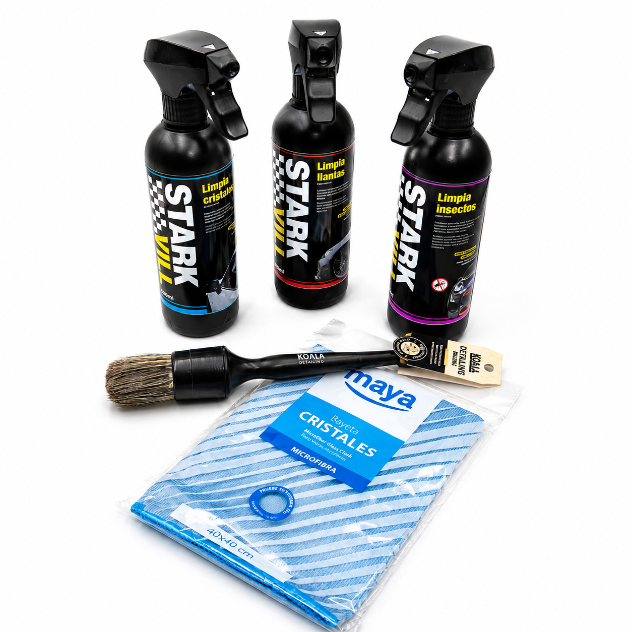 Pack Detailing Esencial Exterior – Cristales, Llantas e Insectos